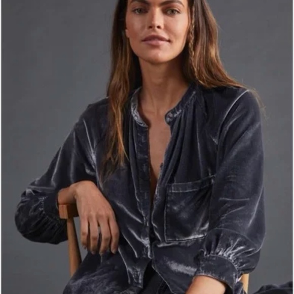 Pilcro Tops - Pilcro Velvet Shirt
